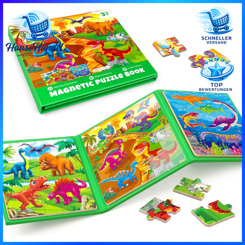 Dinosaurier magnet puzzle - magnet,