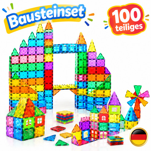 100pcs magnetische bausteine - 100pcs,